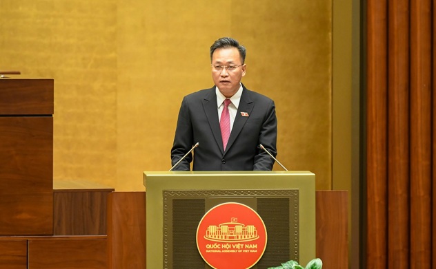 Tổng Kiểm toán nhà nước Nguyễn Hữu Nghĩa báo cáo Quốc hội kết quả kiểm toán quyết toán ngân sách nhà nước năm 2024